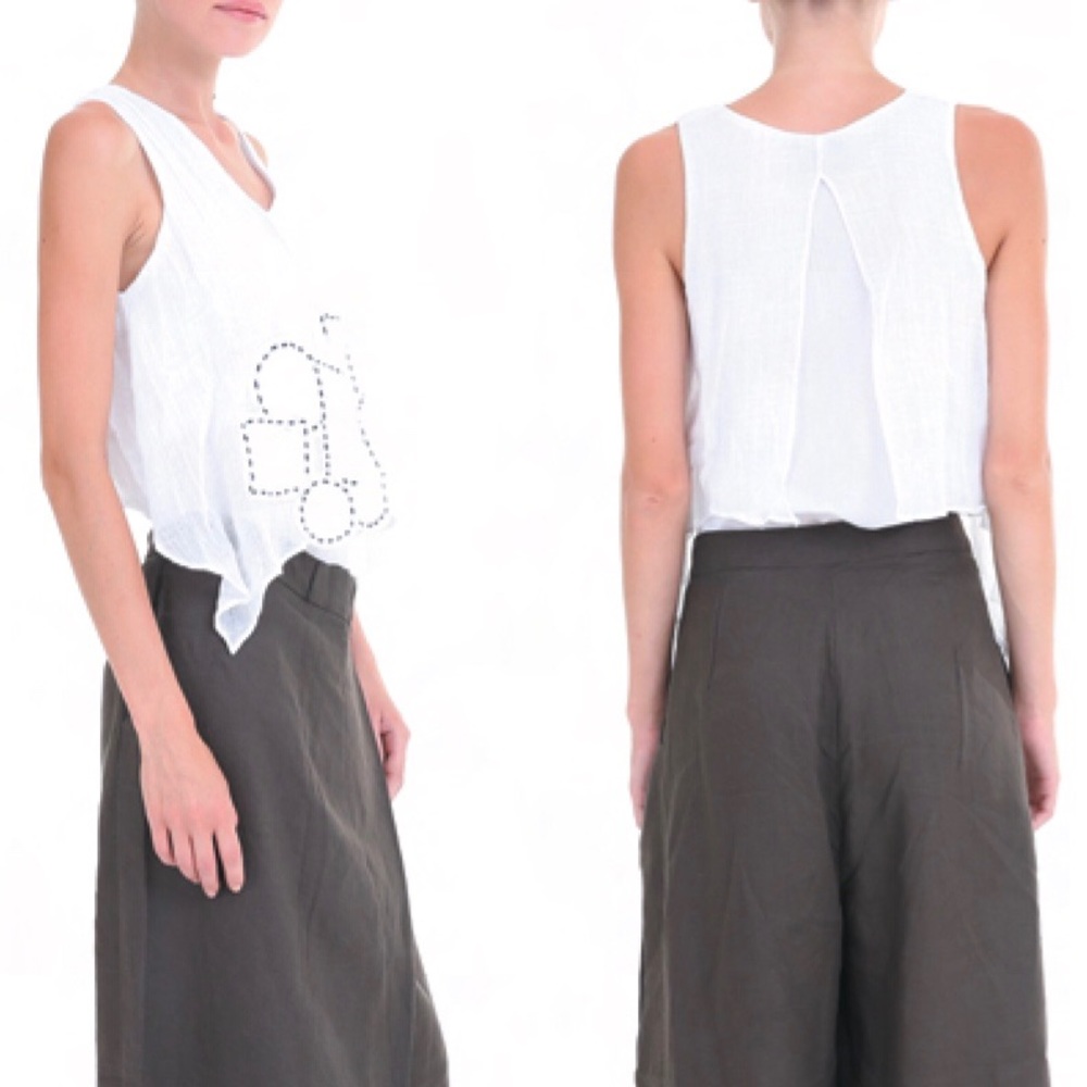 NWT - Geometric Layered Top - Picture 2 of 8